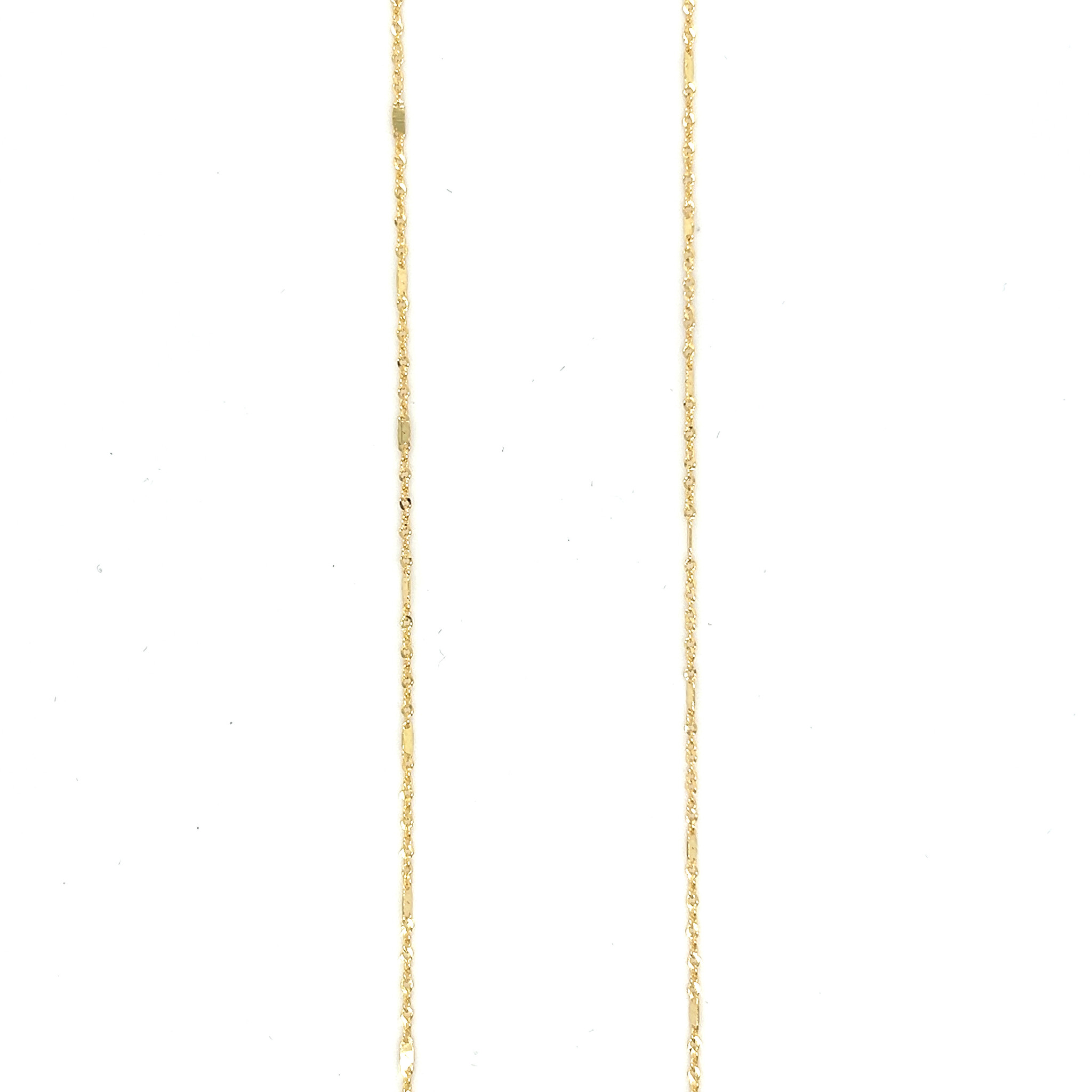 Ketting subtiele fantasieschakel met plaatjes-1