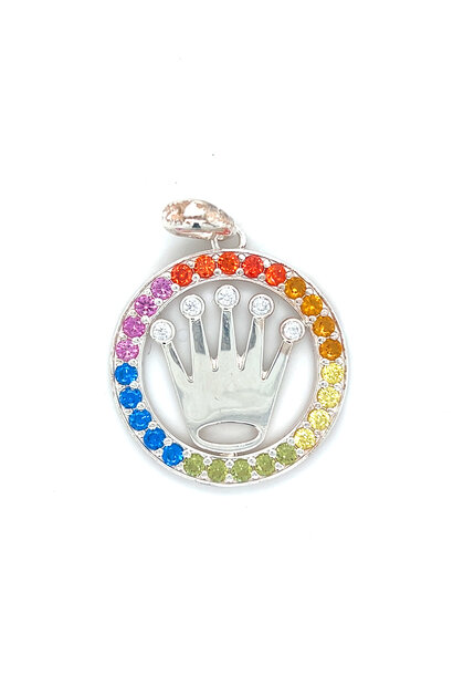 "Rainbow" hanger zilver