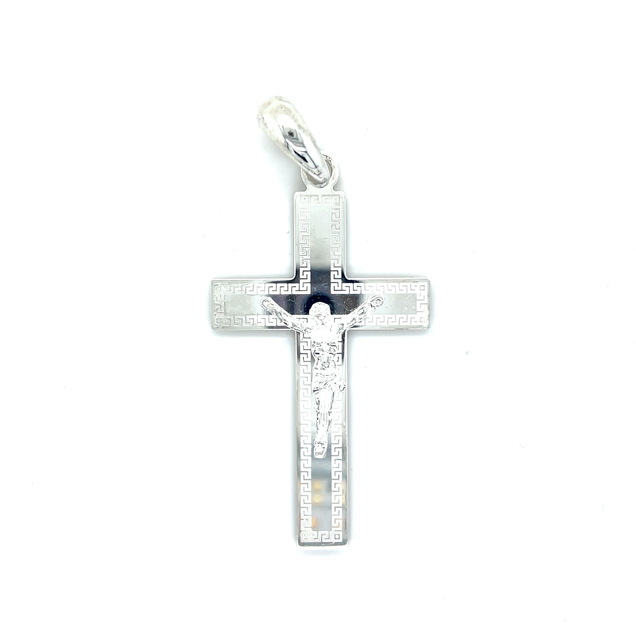 NKlaus Hanger Jezus Kruis 925 Zilver Orthodoxe