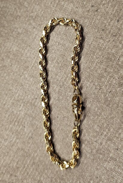 Rope armband massief 4.5 mm