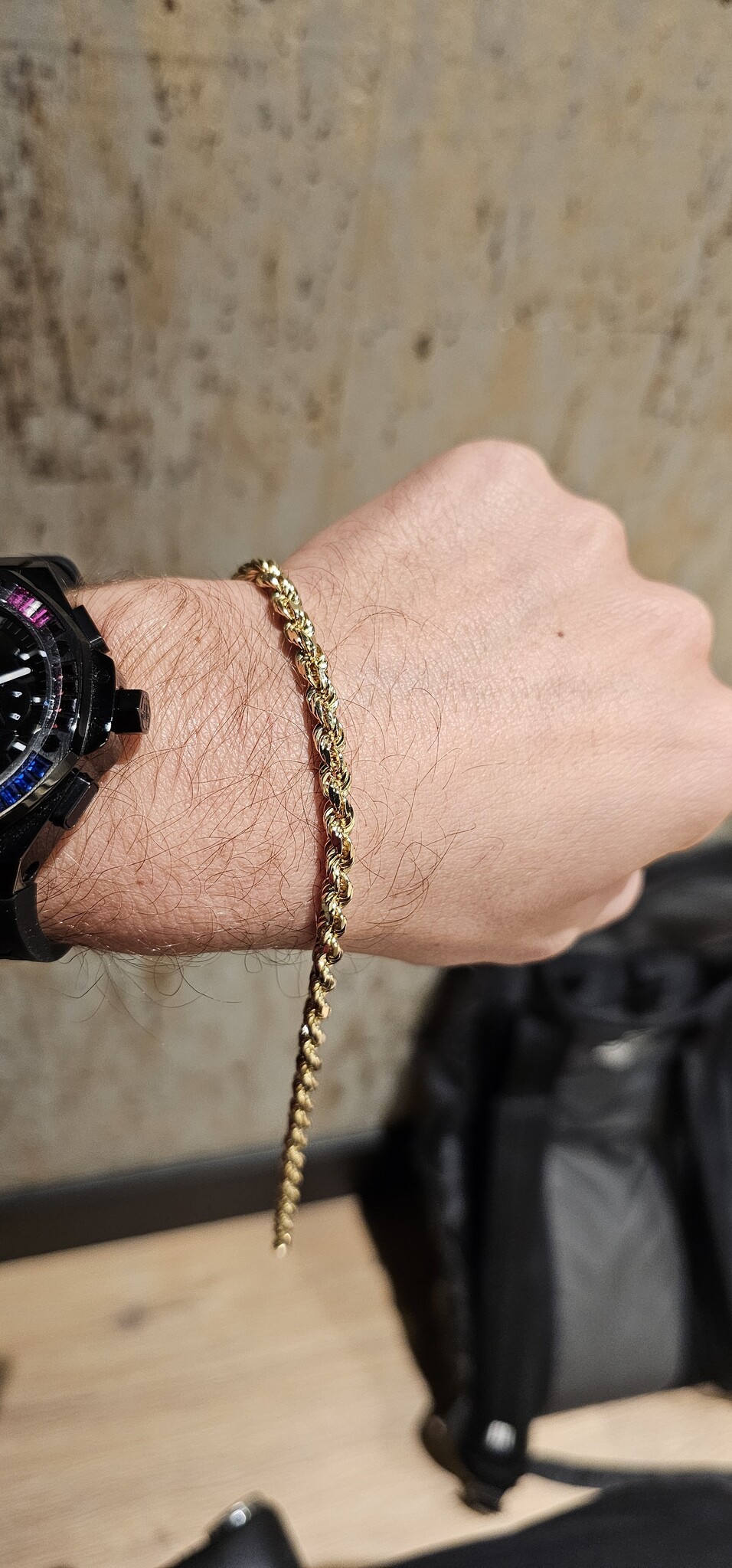 Rope armband massief - 4.5 mm 21.5 cm-2