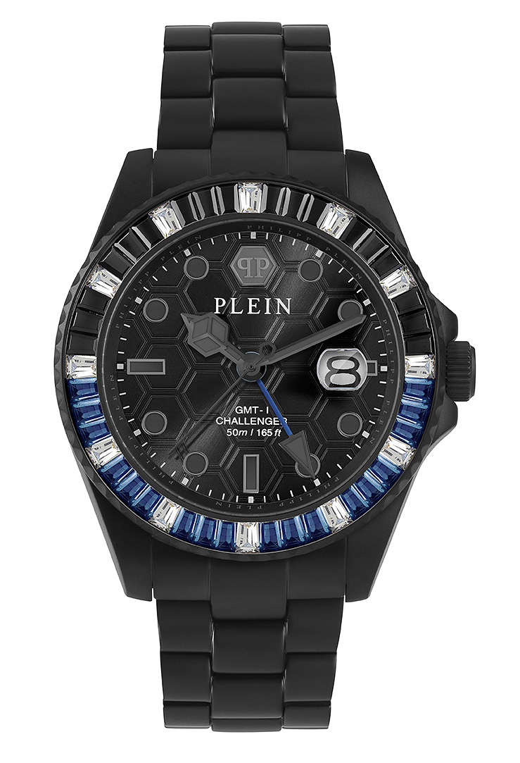 Horloge Philipp Plein GMT-I Challenger Baguettes-1