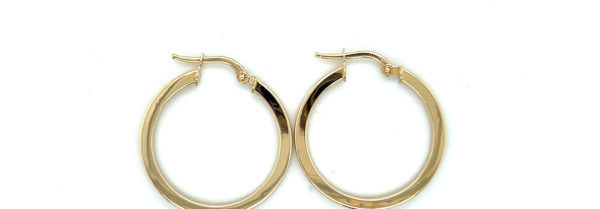 Oorbellen platte ringen