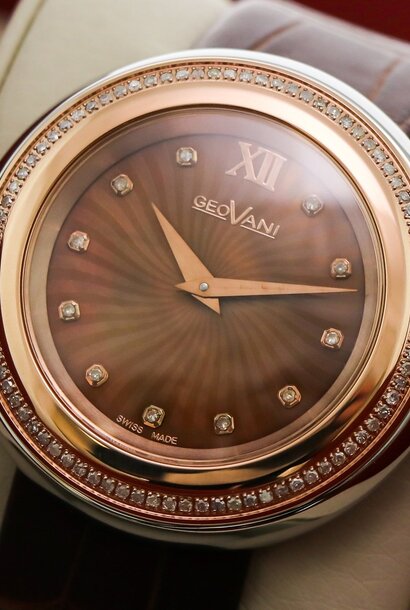 Horloge diamant 0.6 ct Swiss Made Geovani