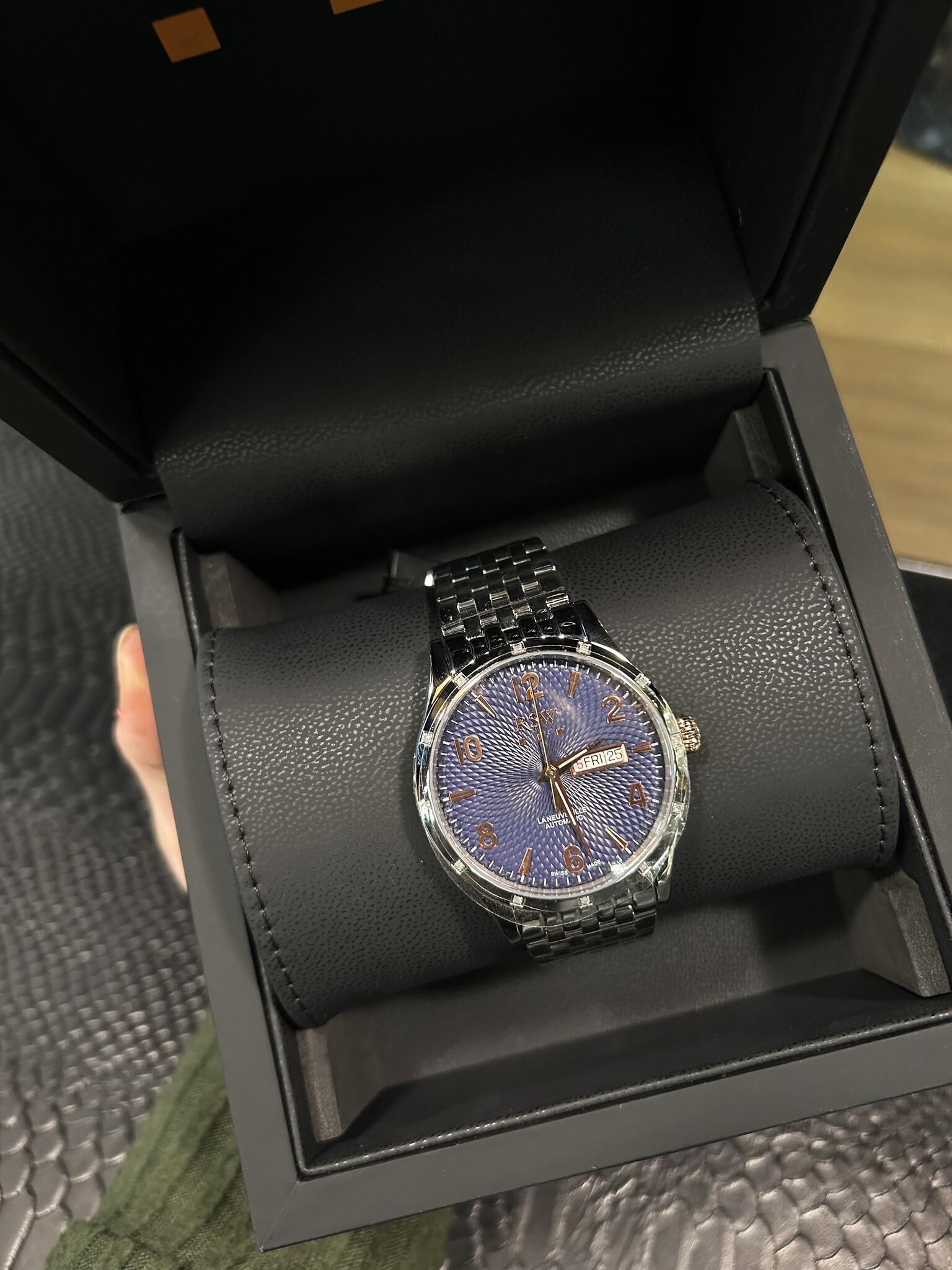 Horloge diamant RSW La Neuveville Automatic 0.11 ct-4