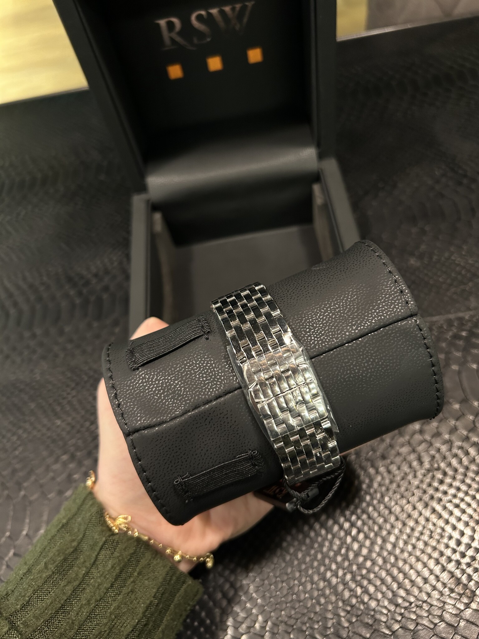 Horloge diamant RSW La Neuveville Automatic 0.11 ct-3