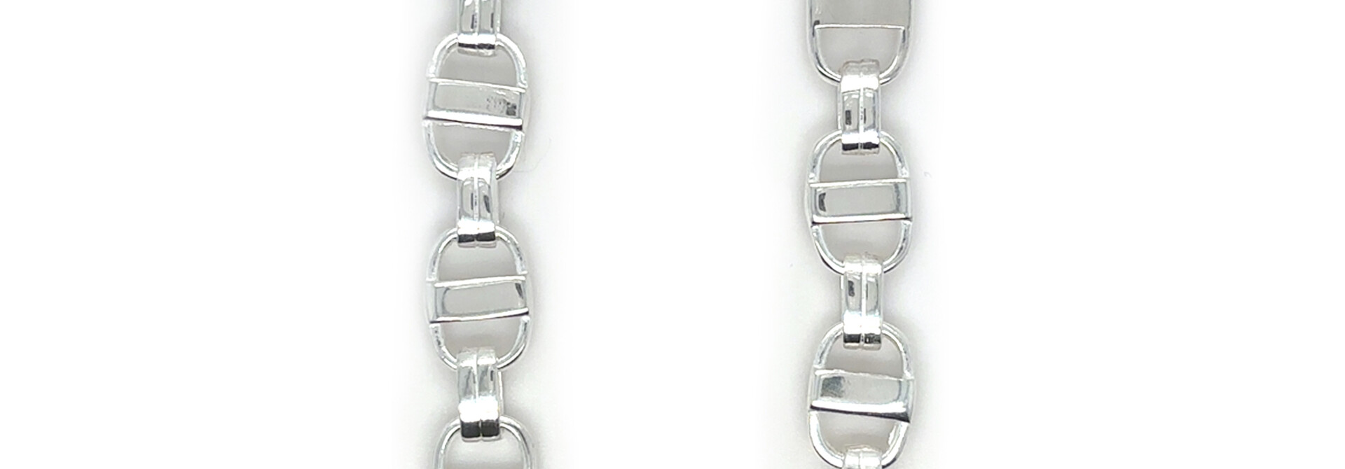 Ketting zilver Kingsley met spekjes en stenen