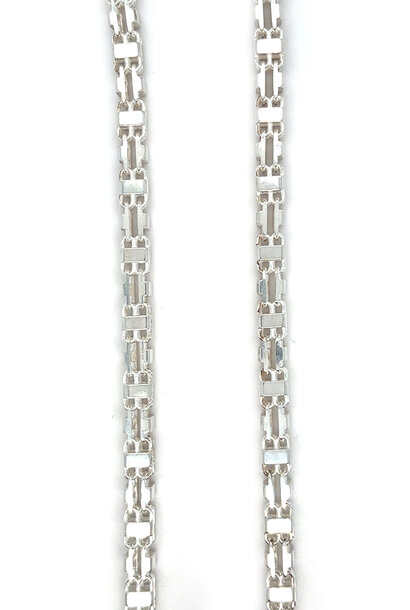 “Magnum" ketting zilver