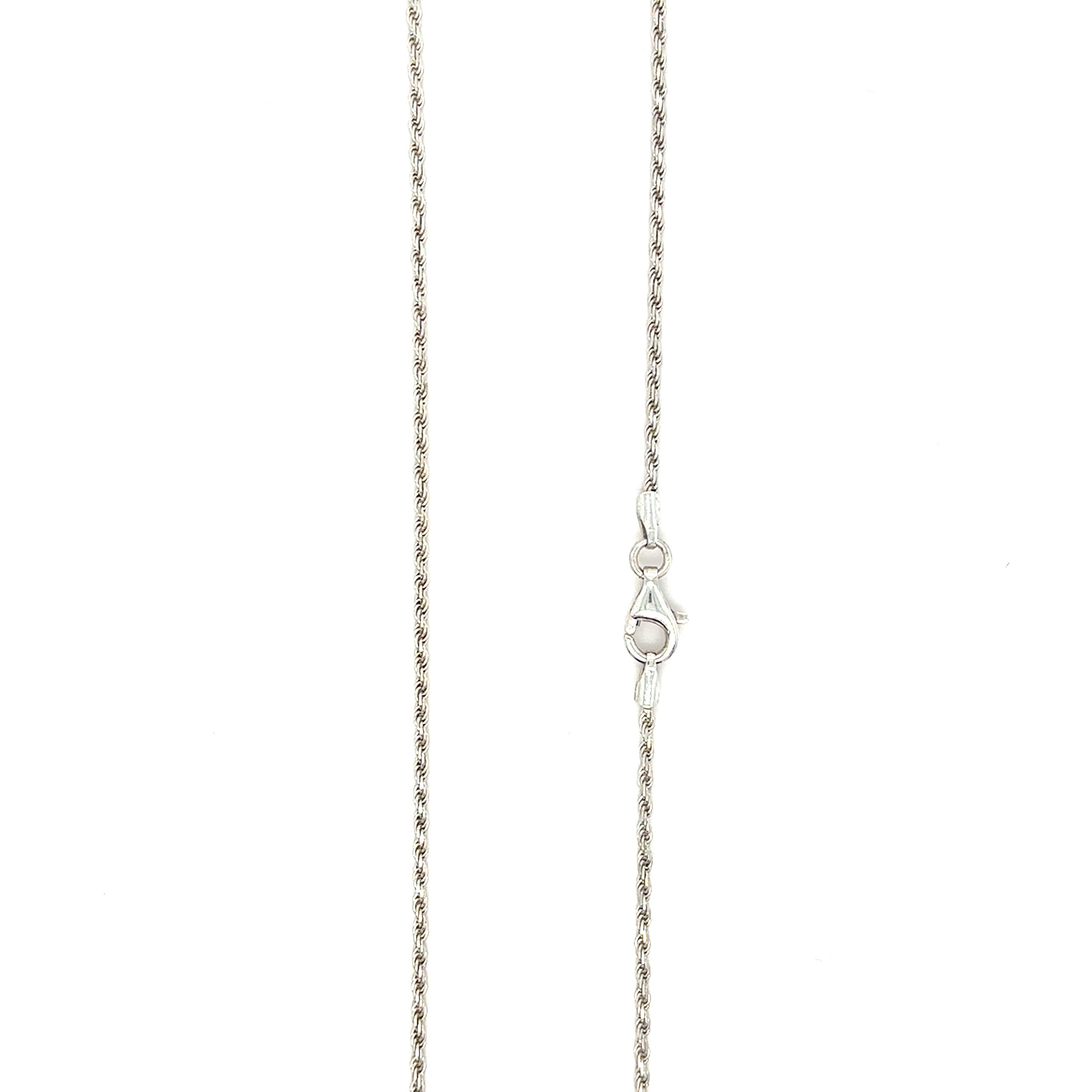 Rope chain massief zilver 1.5 mm-3