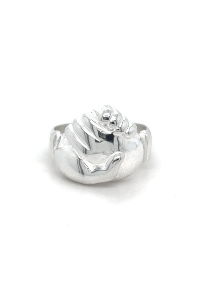 "Friendly" ring zilver