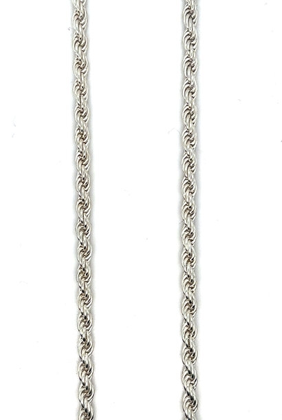 Rope chain massief zilver 3.5 mm