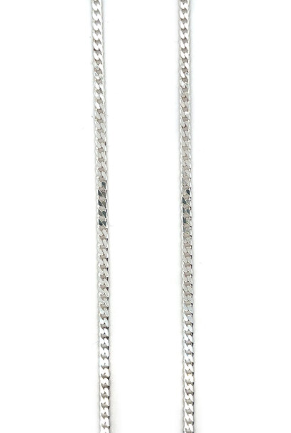 "Cuban" ketting zilver 2.5 mm