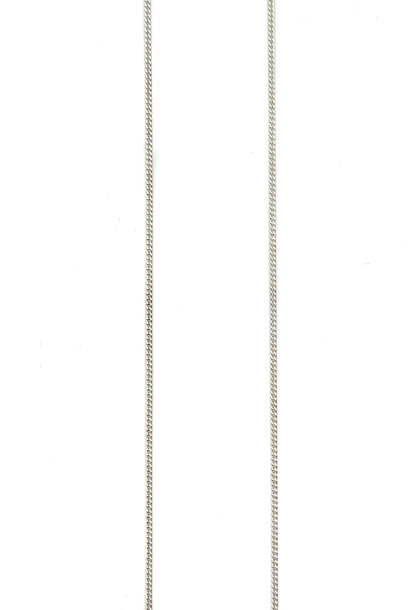 "Cuban" ketting zilver 1 mm
