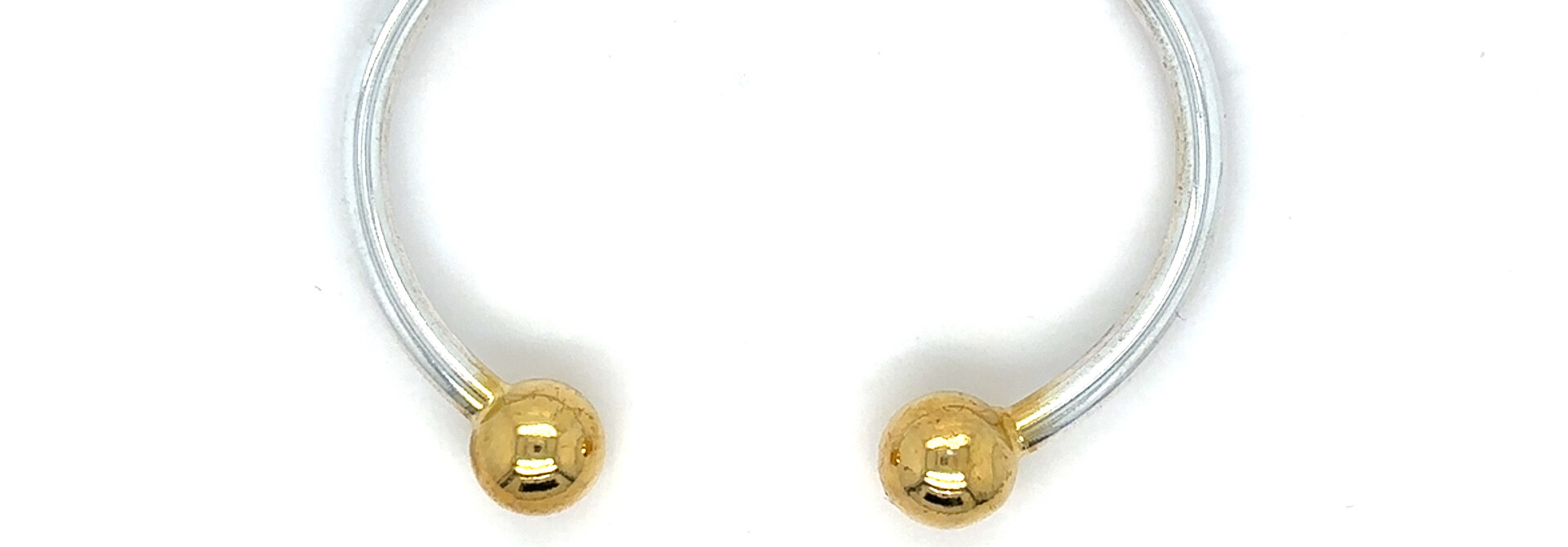 Armband boei met gold plated eindknoppen kinder