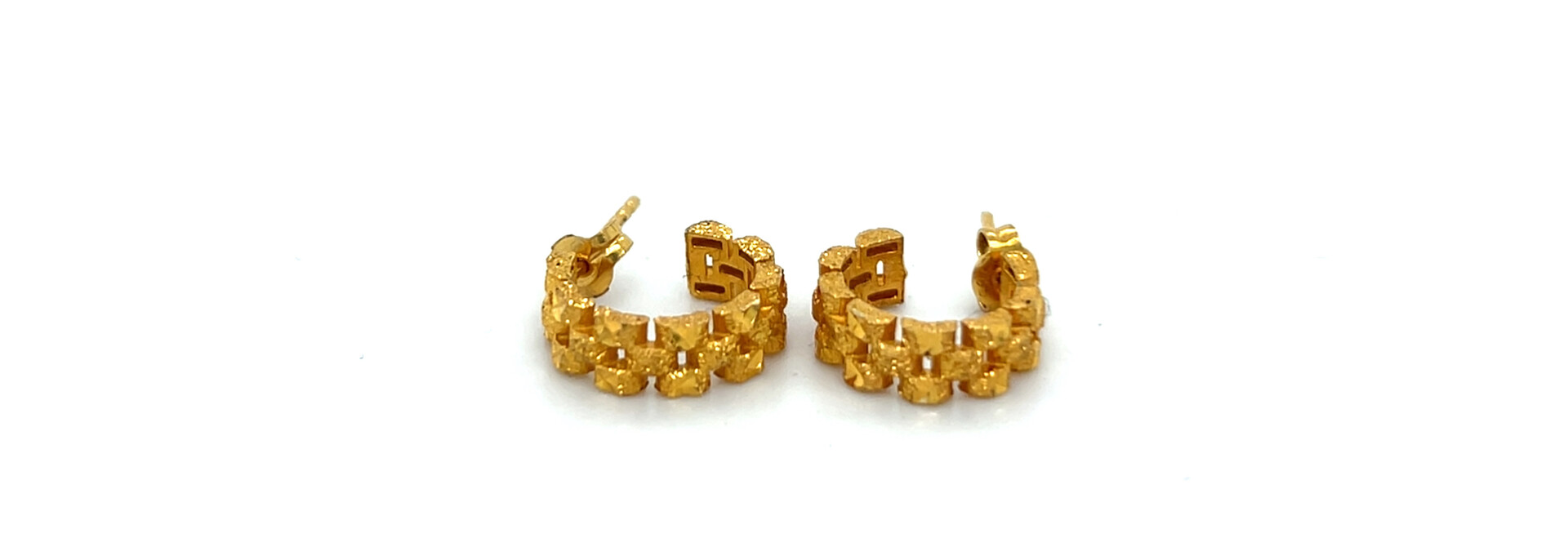 Oorbellen roleksschakel ringen