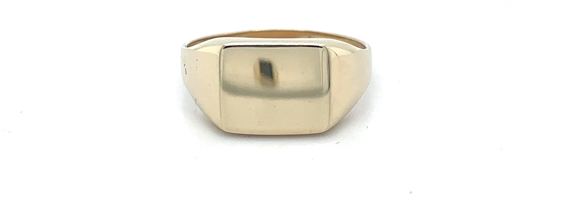 Ring platte gladde zegel