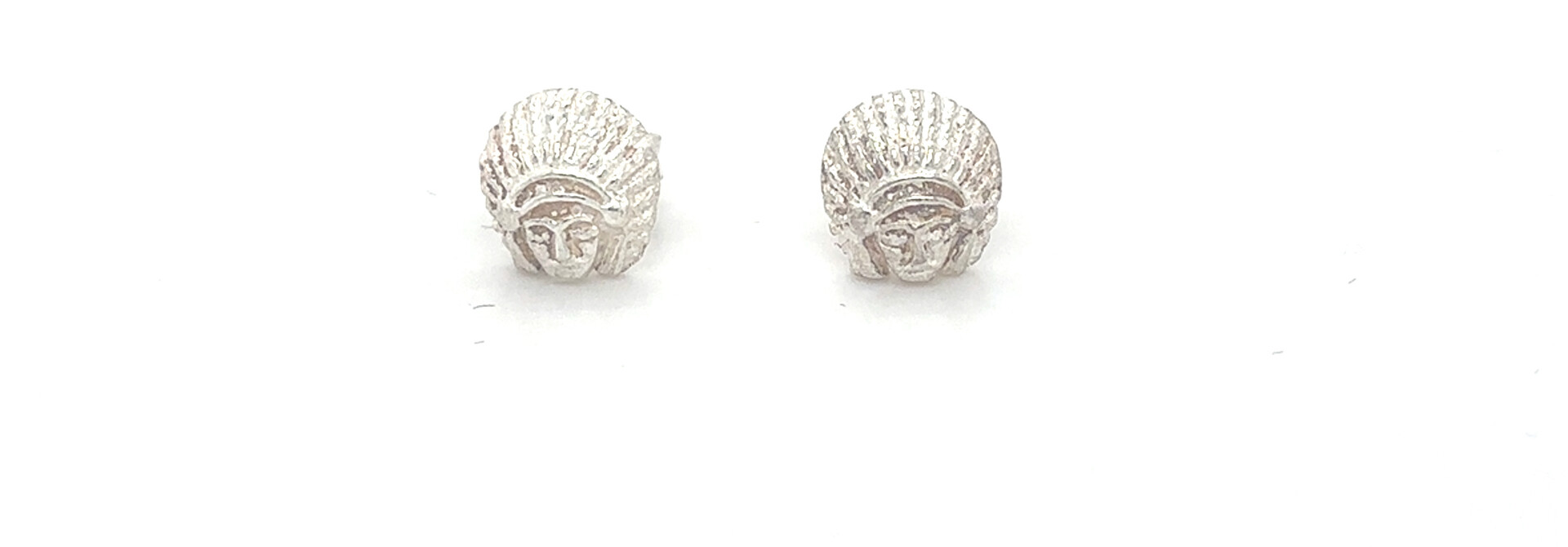 Oorbellen stekers indiaan zilver