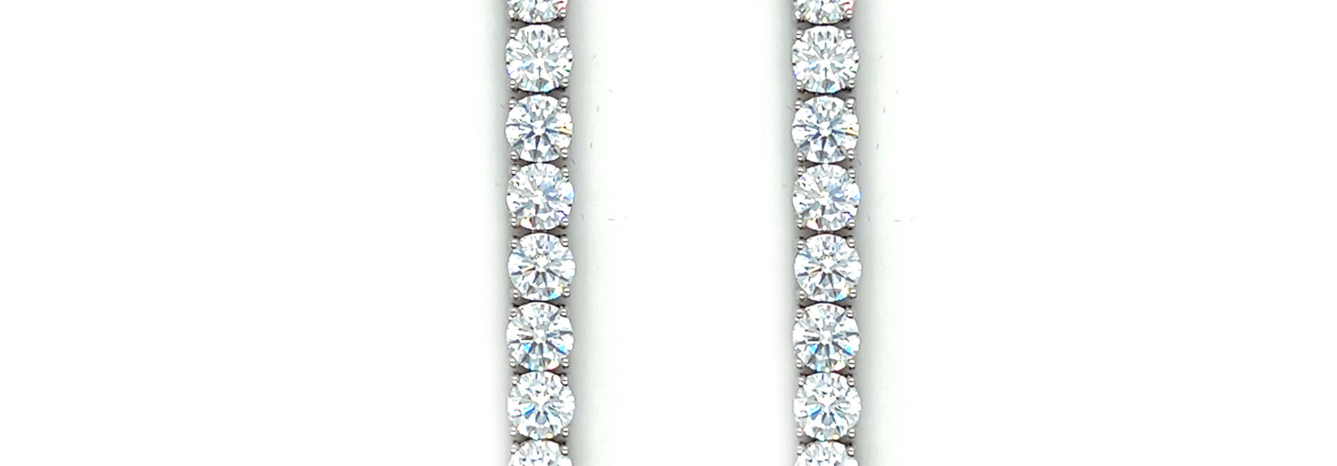 Ketting tennisschakel met zirkonia's