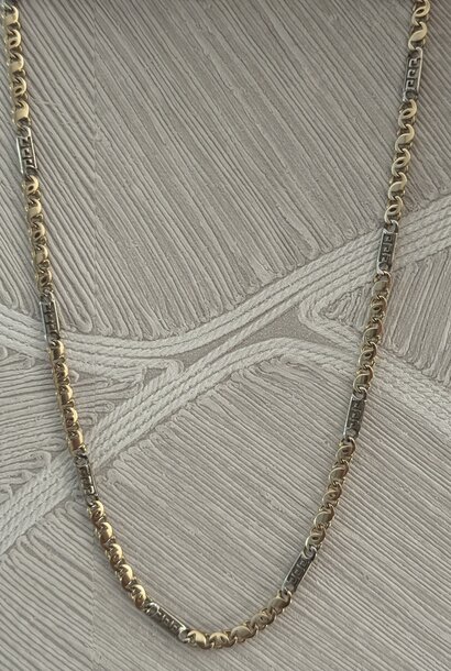 Ketting Valkenoogschakel 14kt - 5 mm