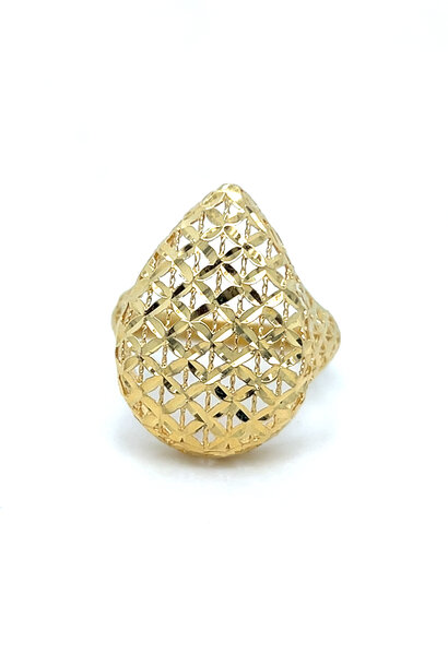 "Waterdrop" ring