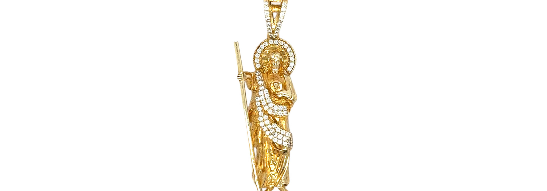 Hanger religieus figuurmet zirkonia's