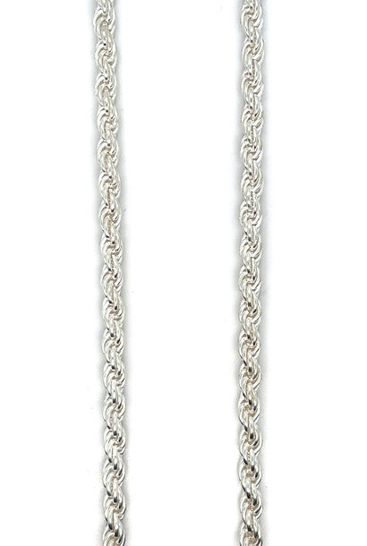 Rope chain zilver 6.5 mm