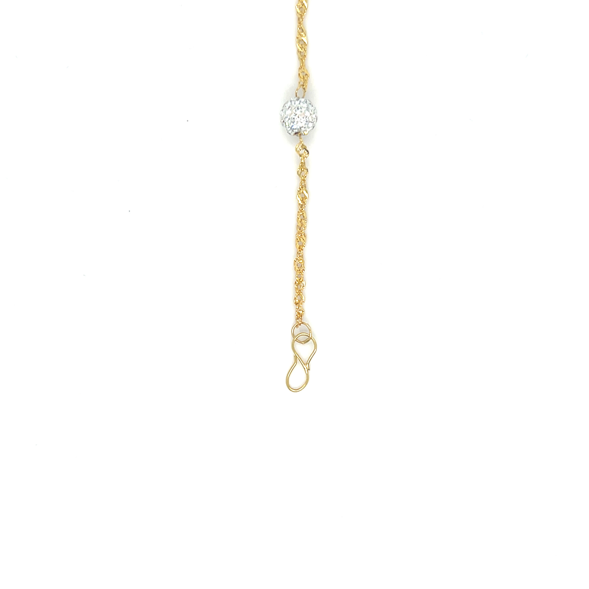 Armband met zirkonia balletjes-3