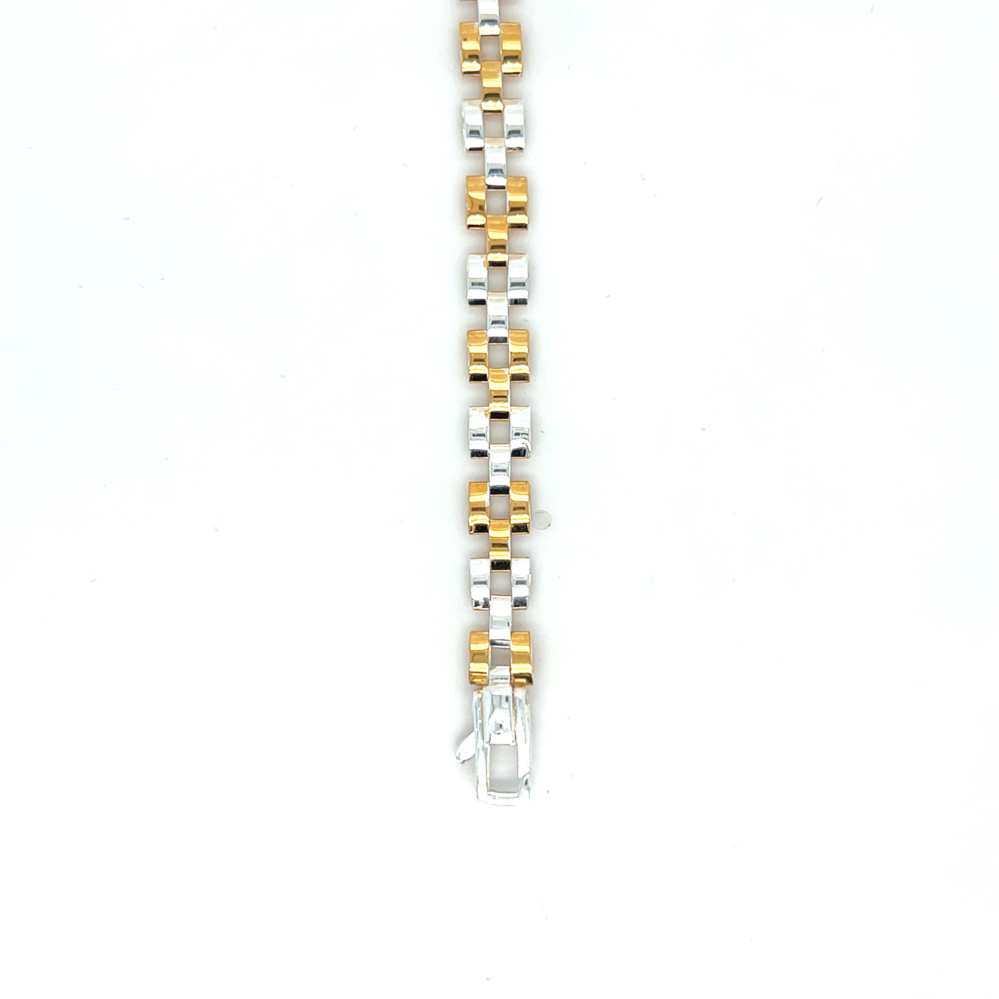 Armband roleksschakel gedeeltelijk gold plated-2