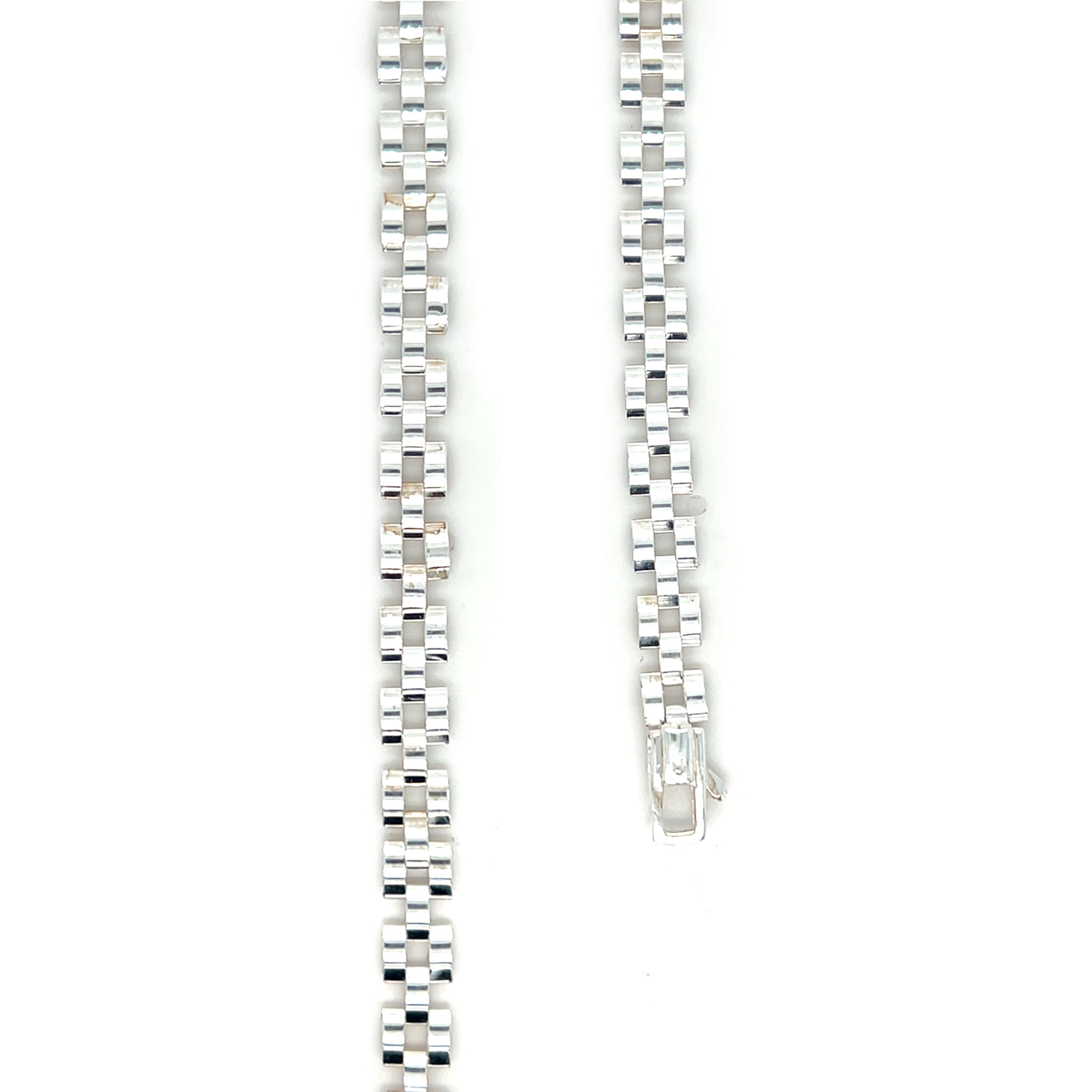 Ketting roleksschakel zilver-2