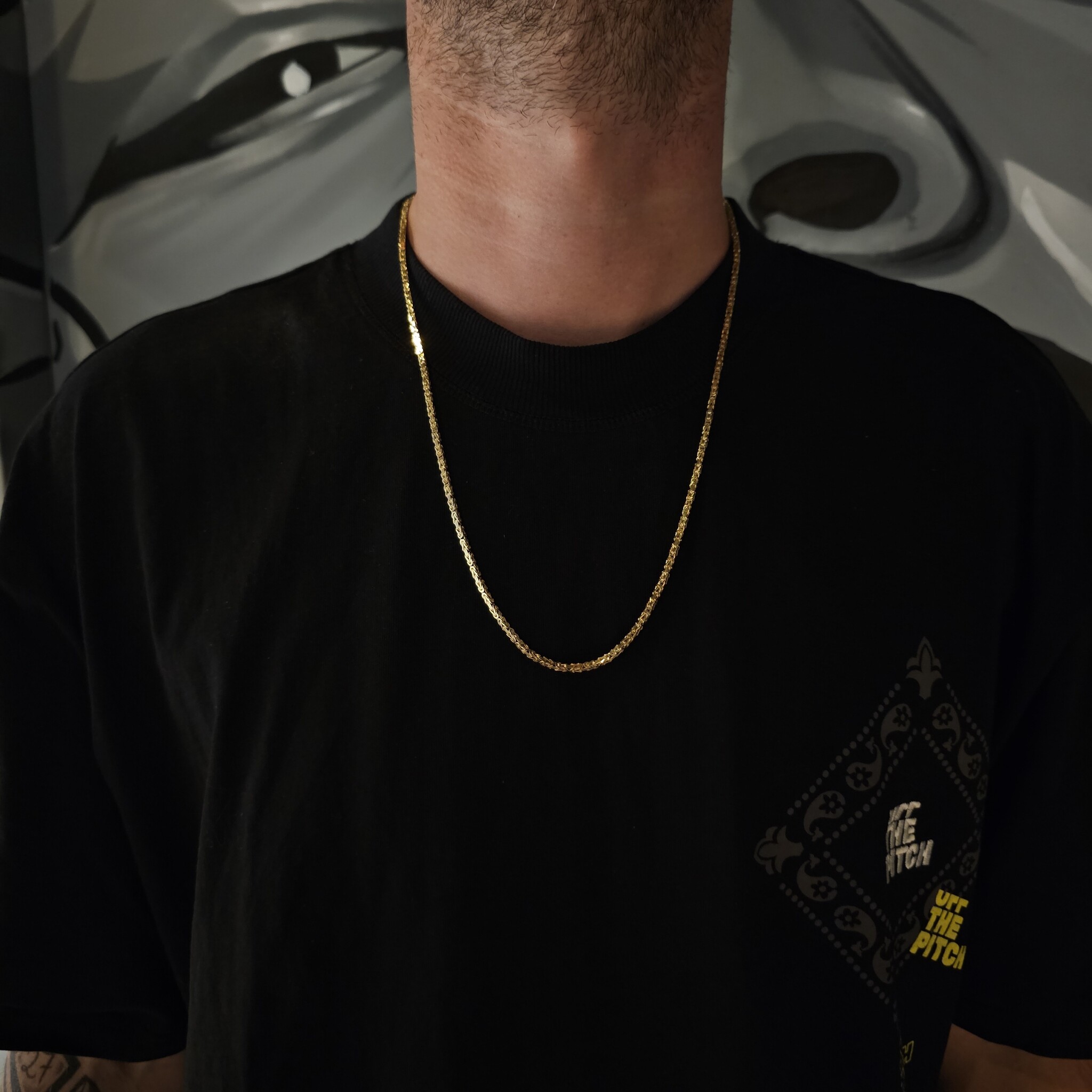 Ketting koningsschakel 2 mm massief-2