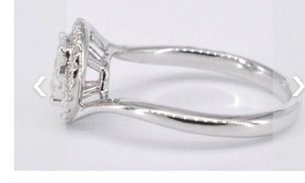 Ring diamant 0.50 ct 18kt witgoud-5