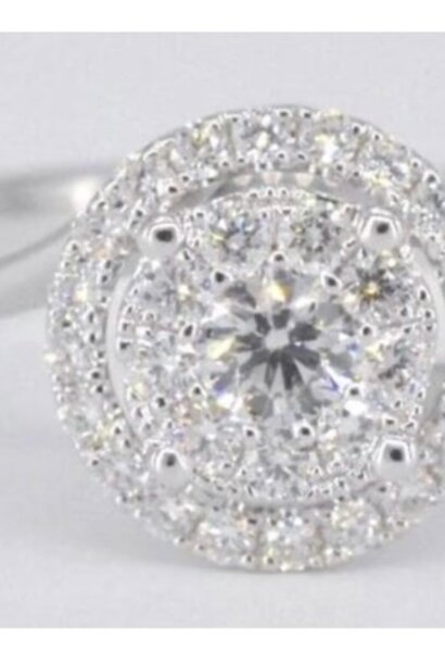 Ring diamant 0.50 ct 18kt