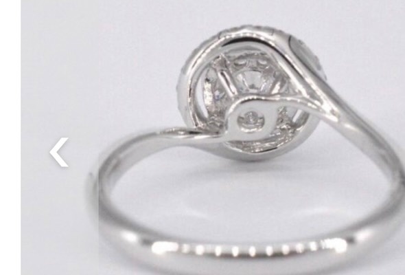 Ring diamant 0.50 ct 18kt witgoud-7