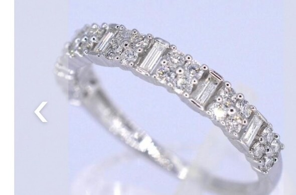 Ring diamant 0.50 ct 14kt witgoud-2