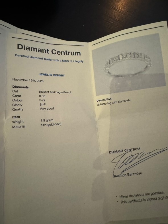 Ring diamant 0.50 ct 14kt witgoud-3