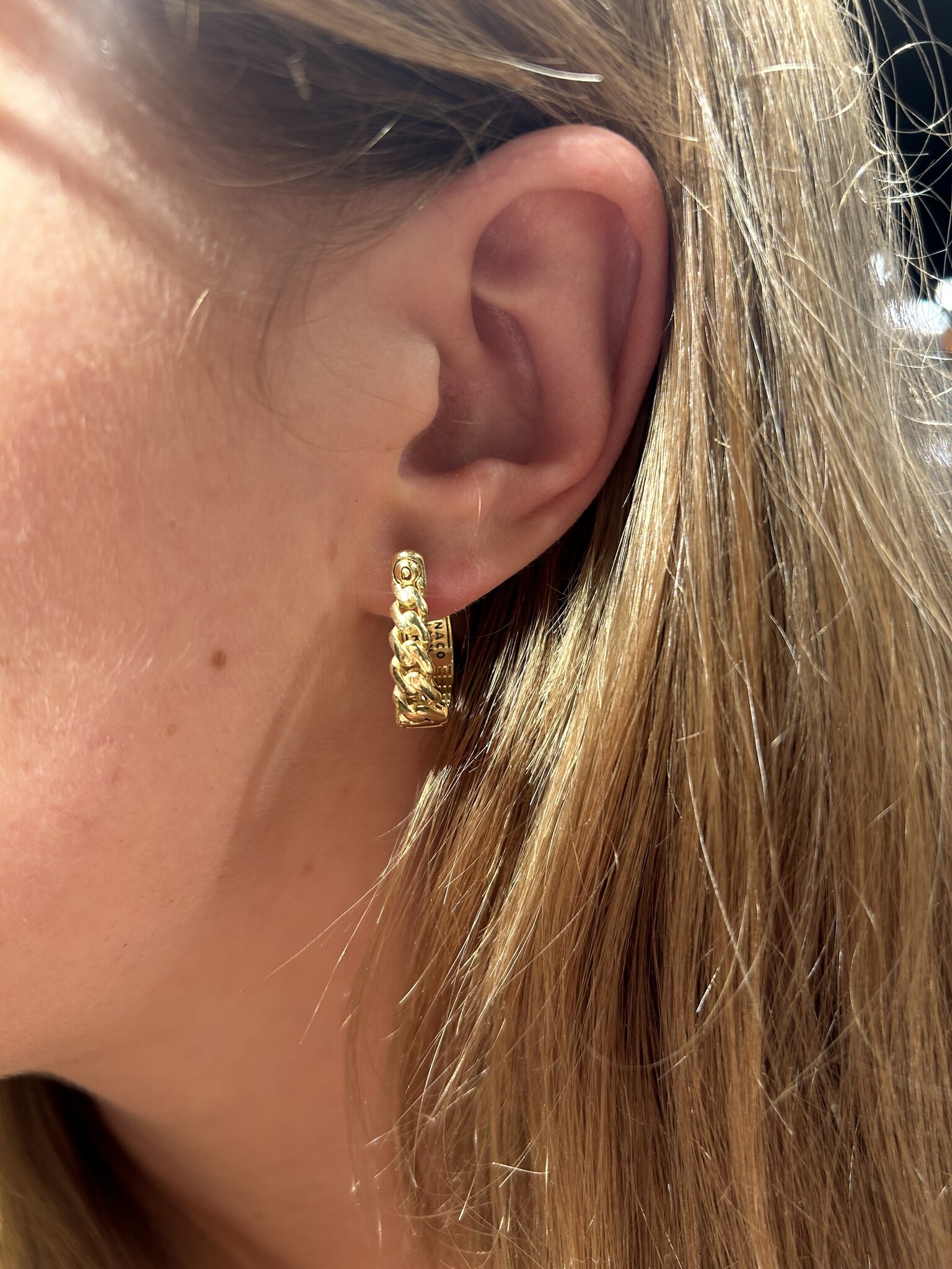 Oorbellen Monaco Cuban link-2