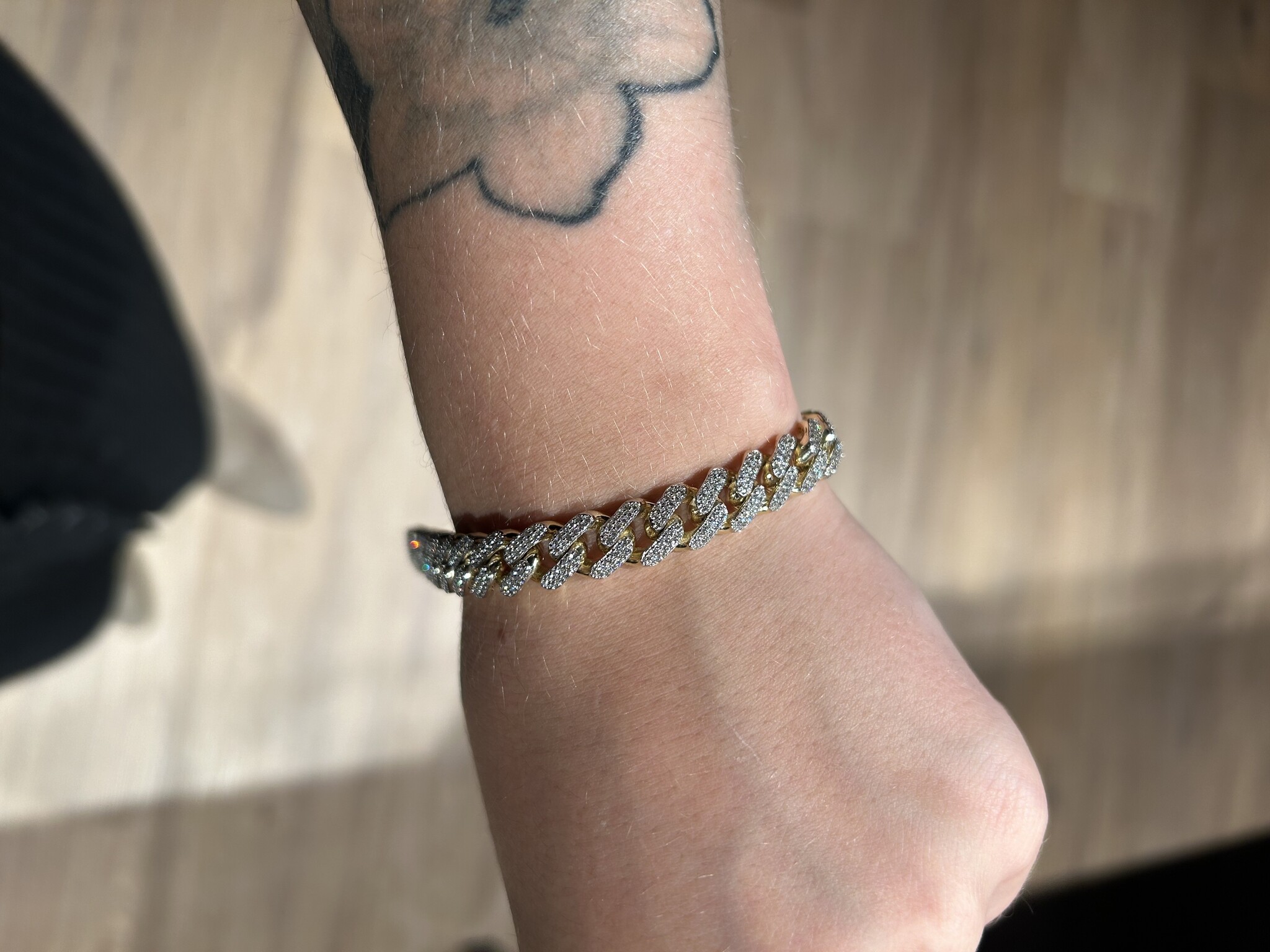 Armband Cuban Link Monaco met zirkonia-2