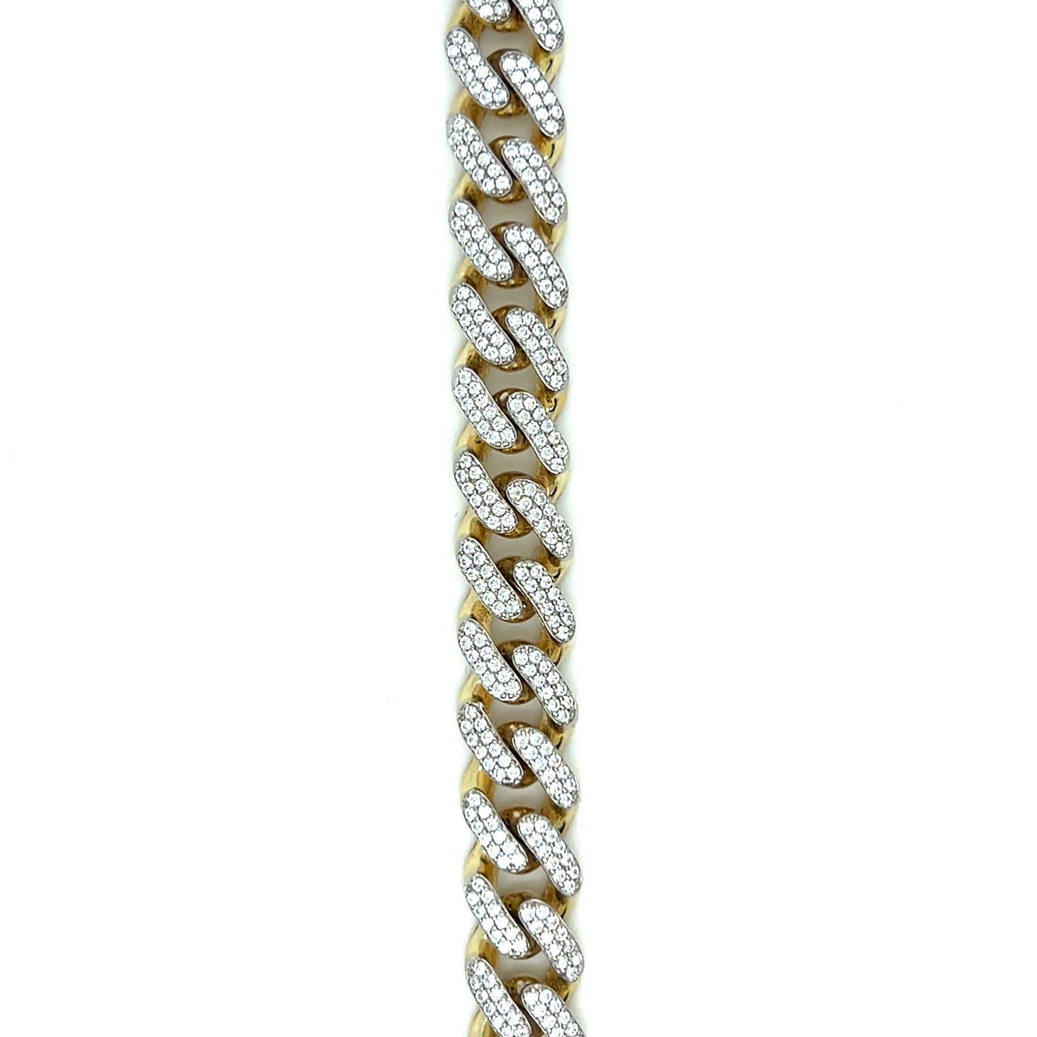 Armband Cuban Link Monaco met zirkonia-1