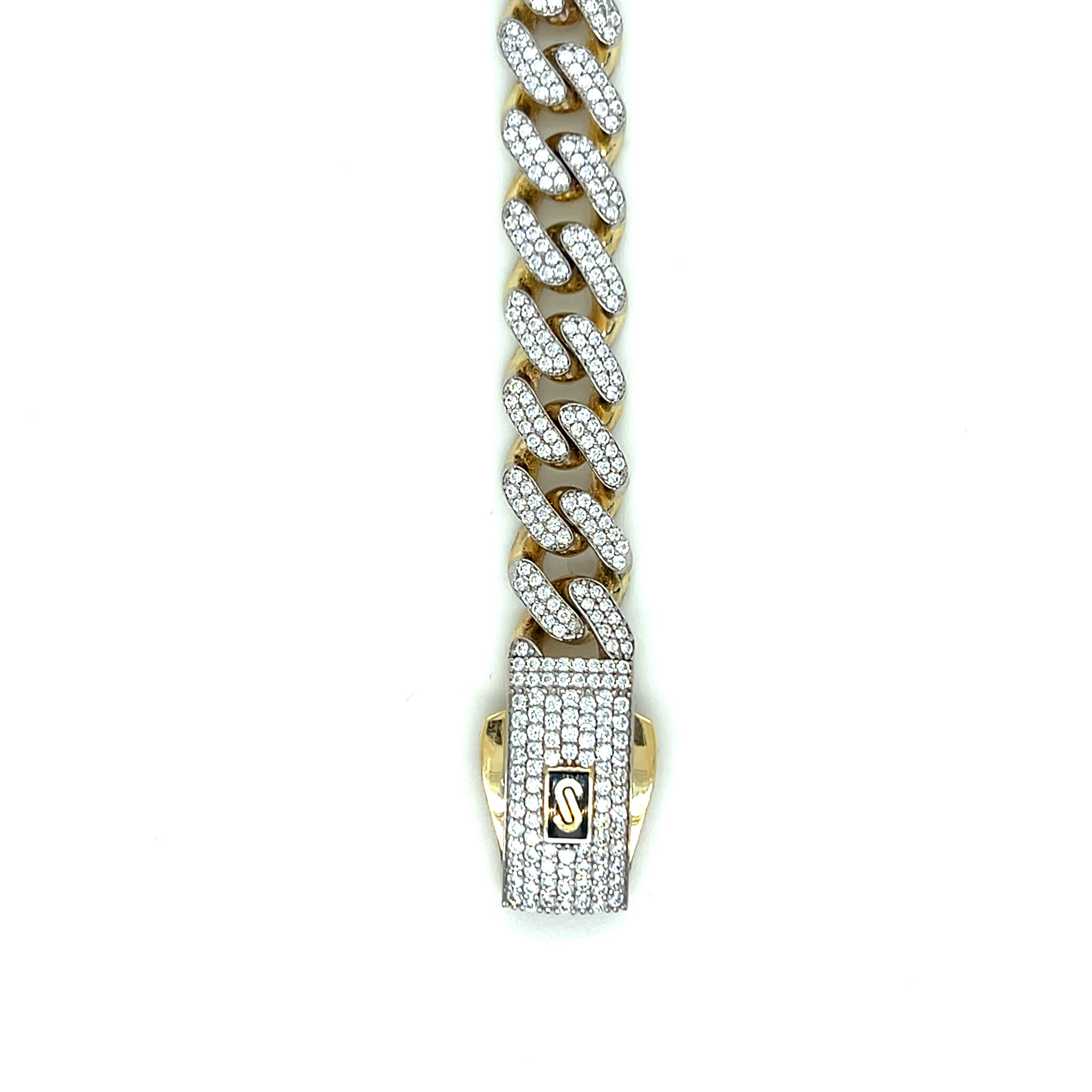 Armband Cuban Link Monaco met zirkonia-3