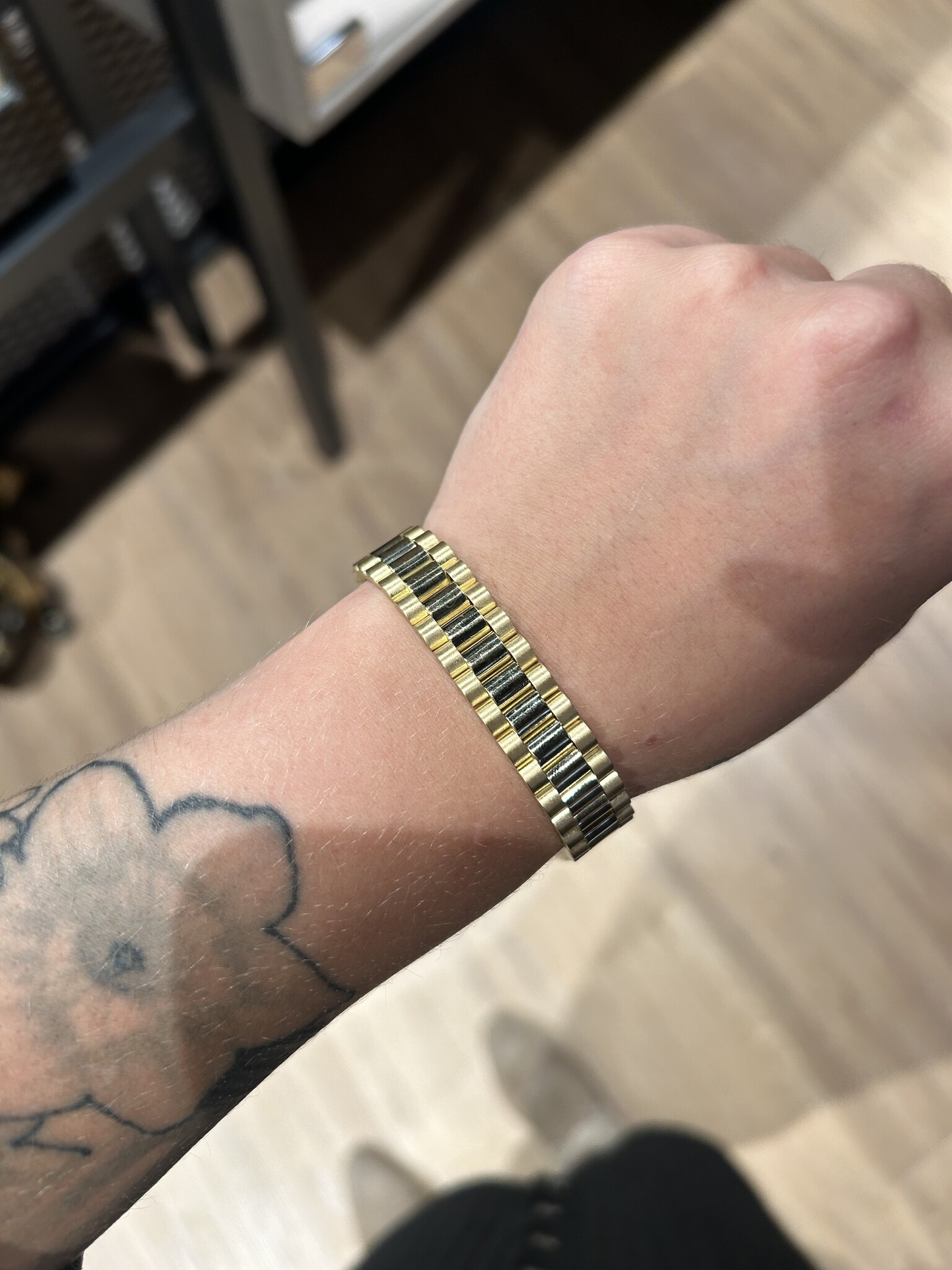 Armband met roleksschakel-2