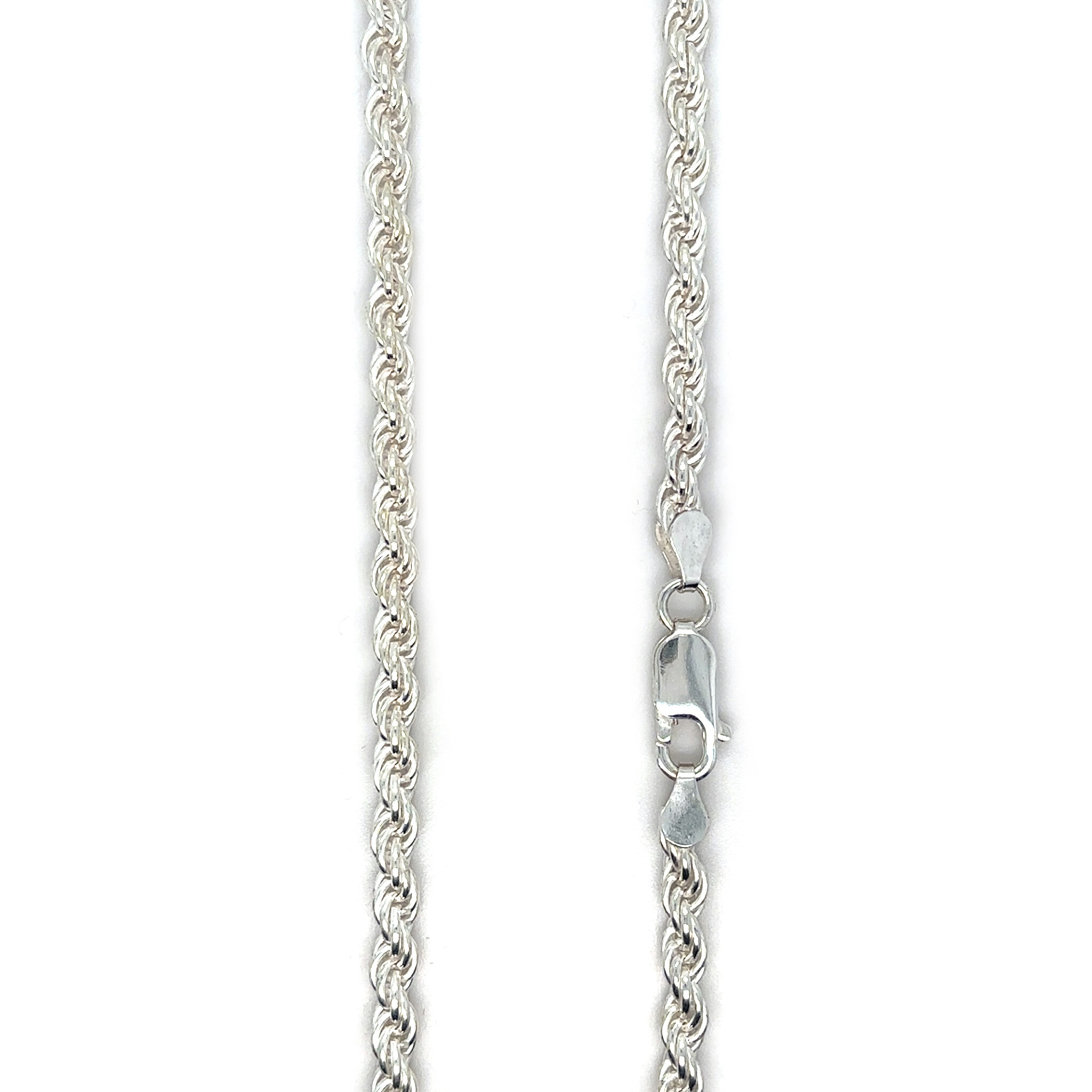 Rope chain hol zilver 4 mm-3