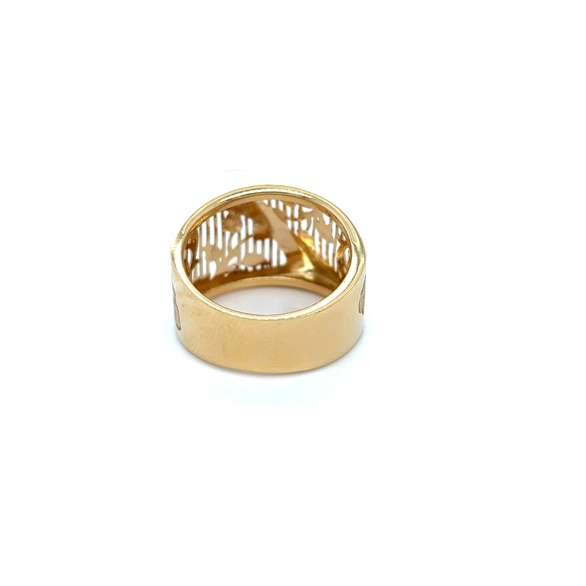 Ring open bloem motief-3
