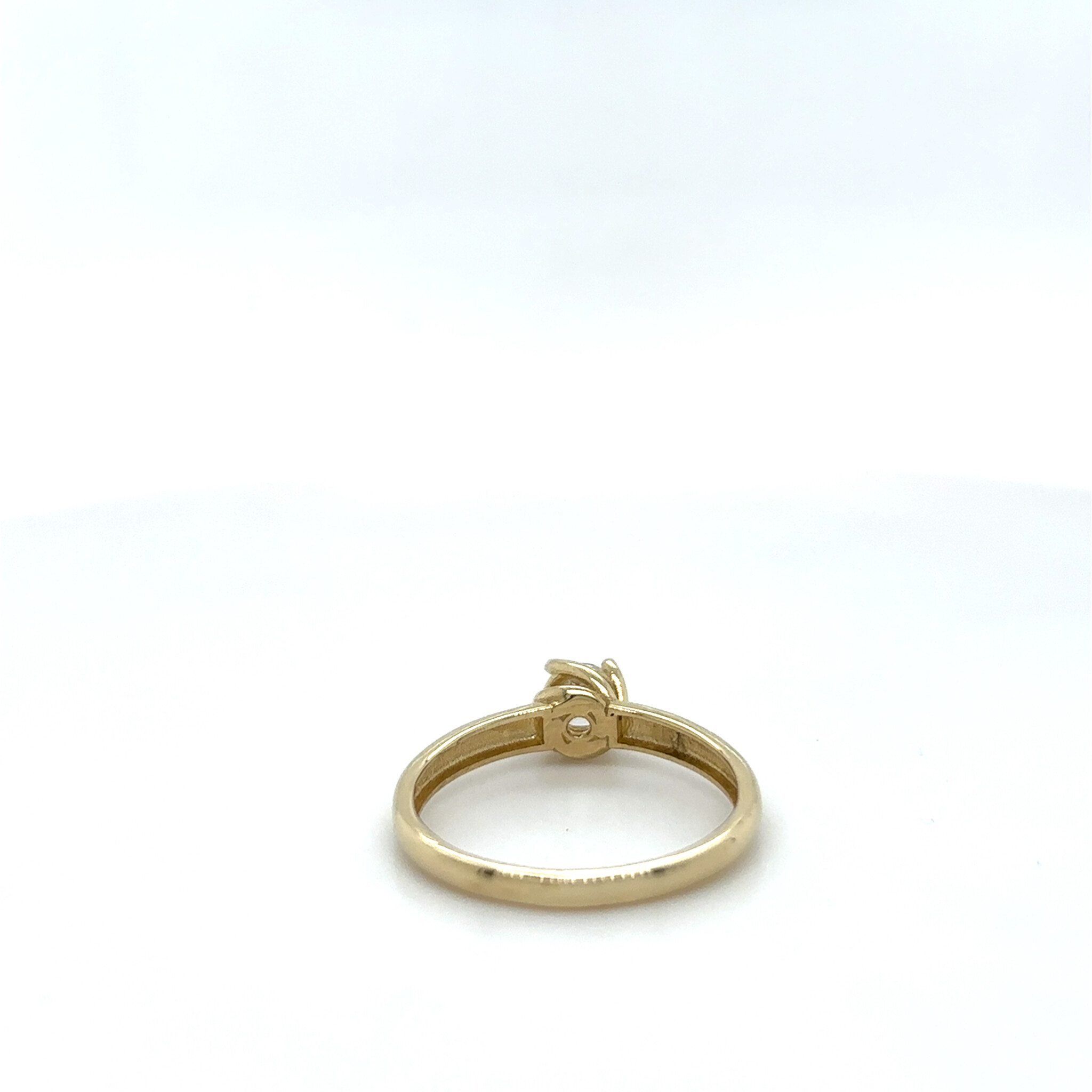 Ring met zirkonia steen-3