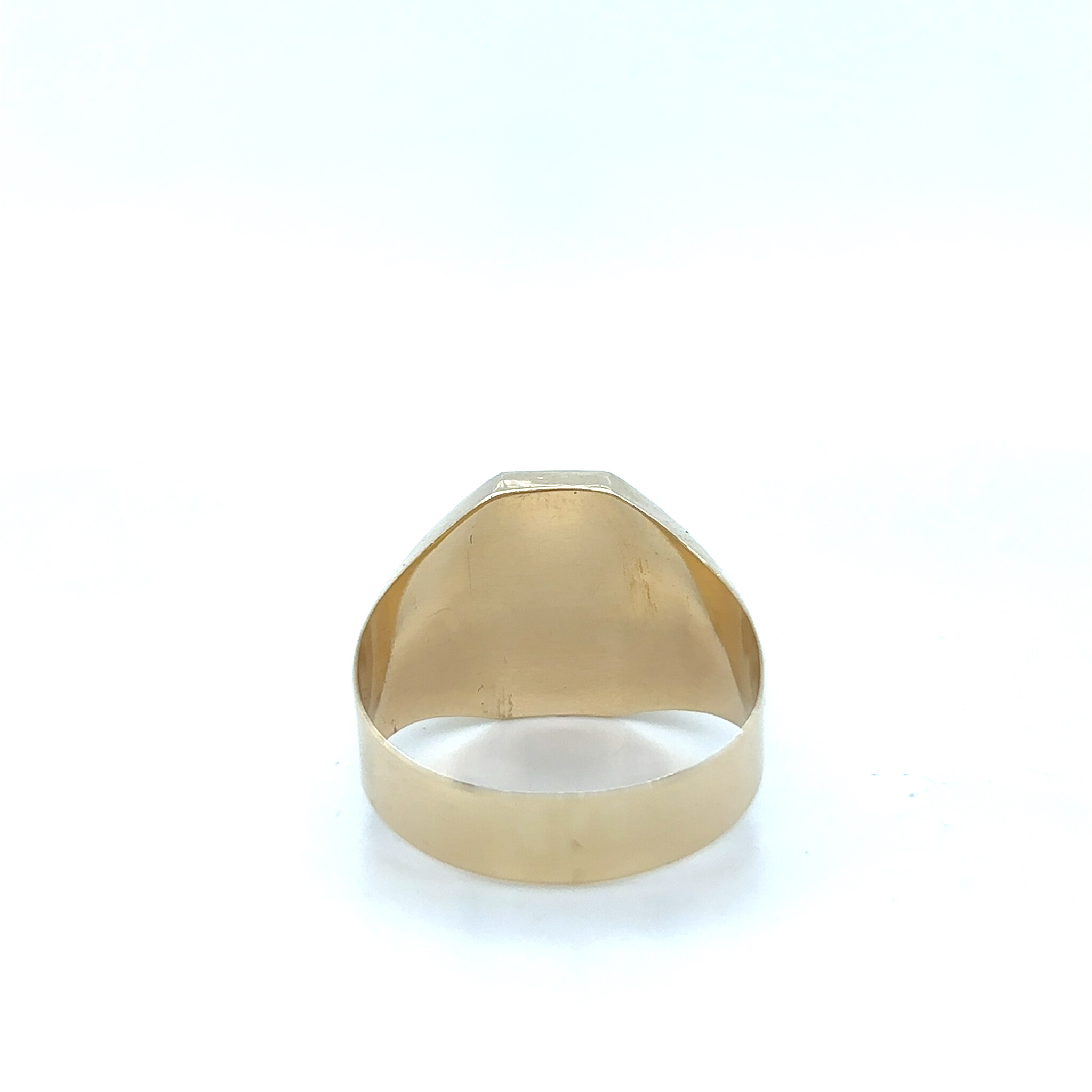 Ring met kroon en zwart motief-3