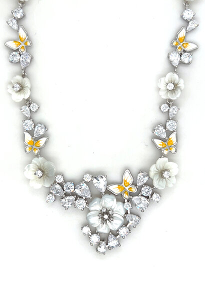 "Vlinderkrans" ketting