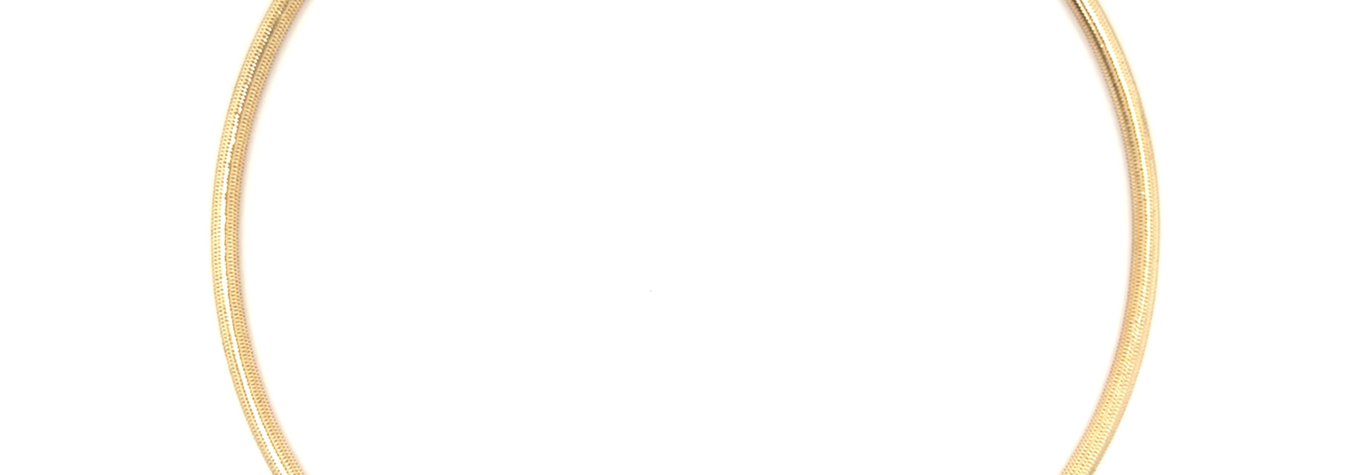 Ketting rekbaar elastiek met zirkonia accent