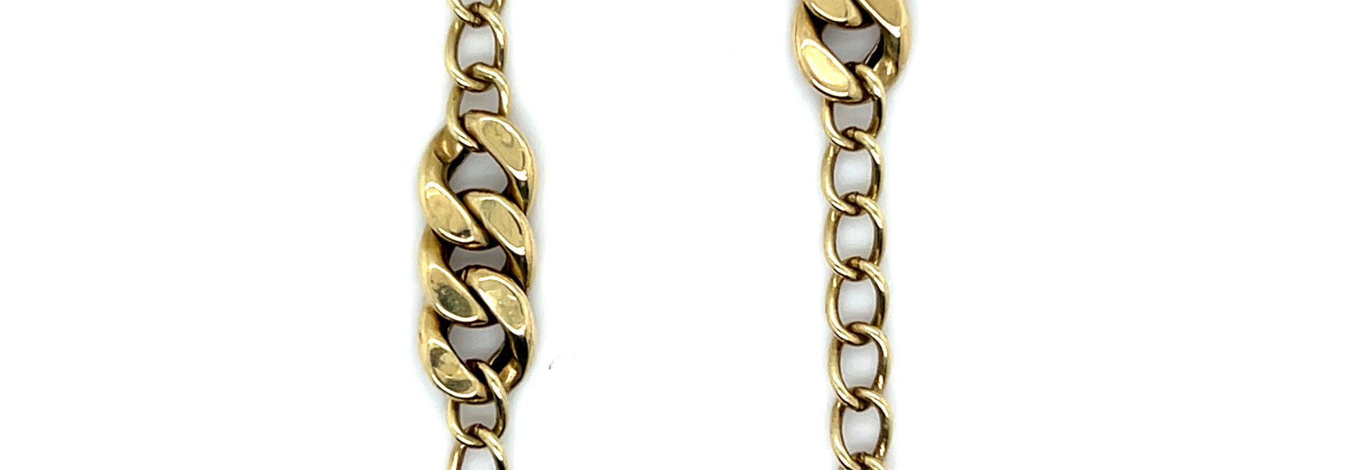Ketting Cuban Link combinatie