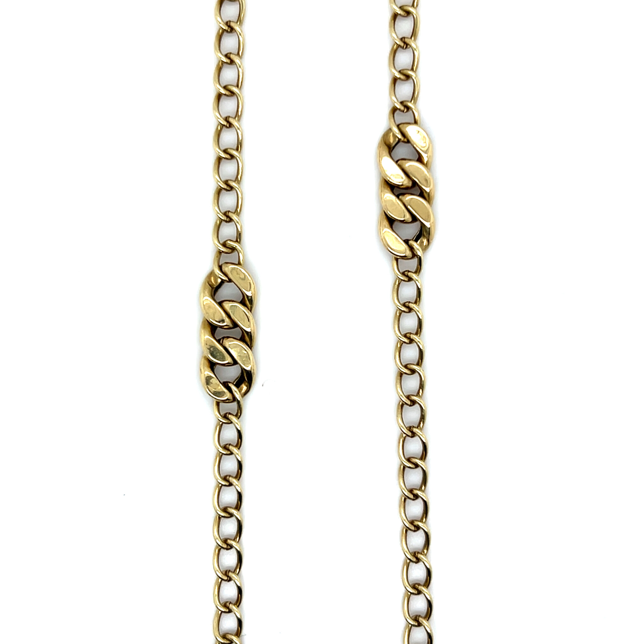 Ketting Cuban Link combinatie-1