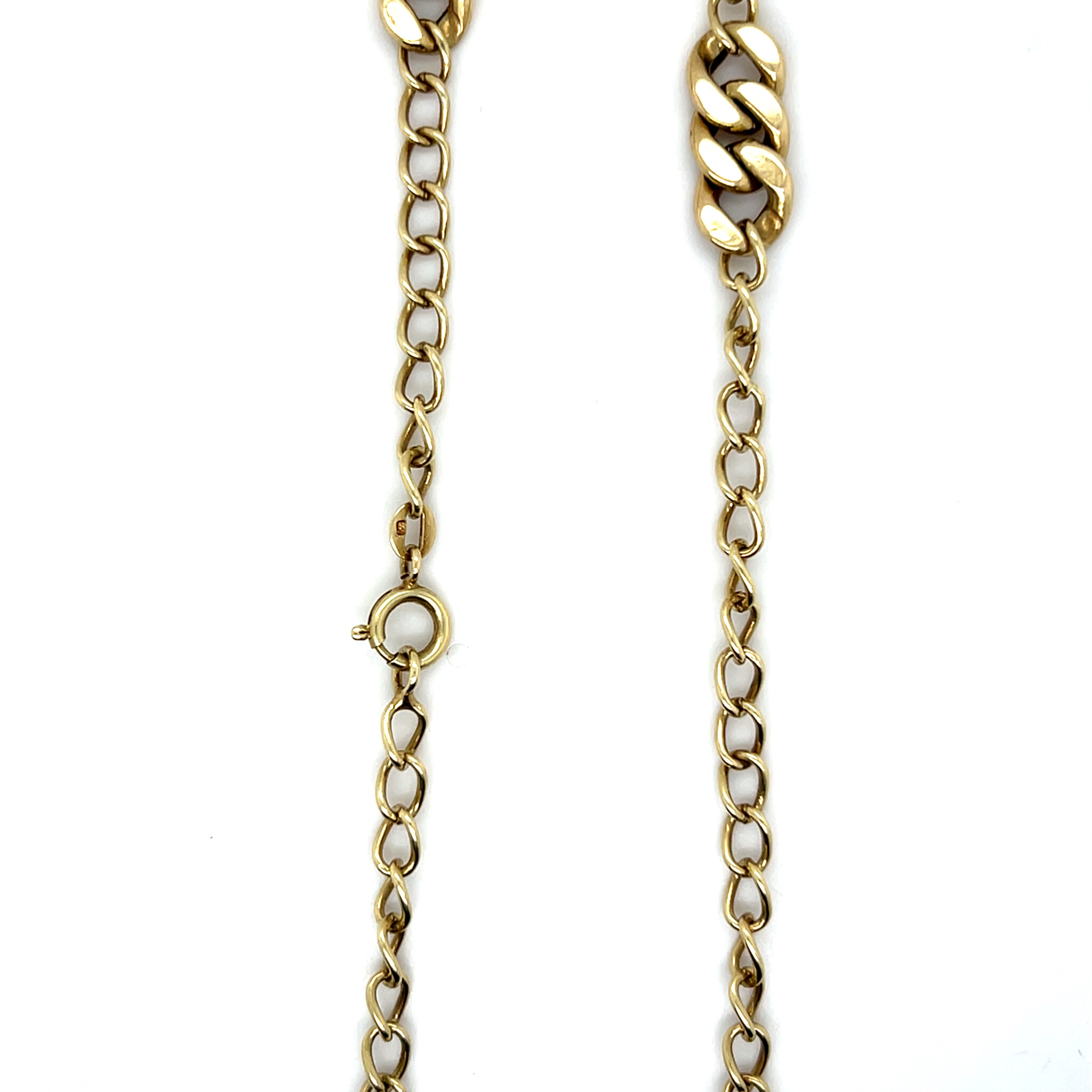 Ketting Cuban Link combinatie-2