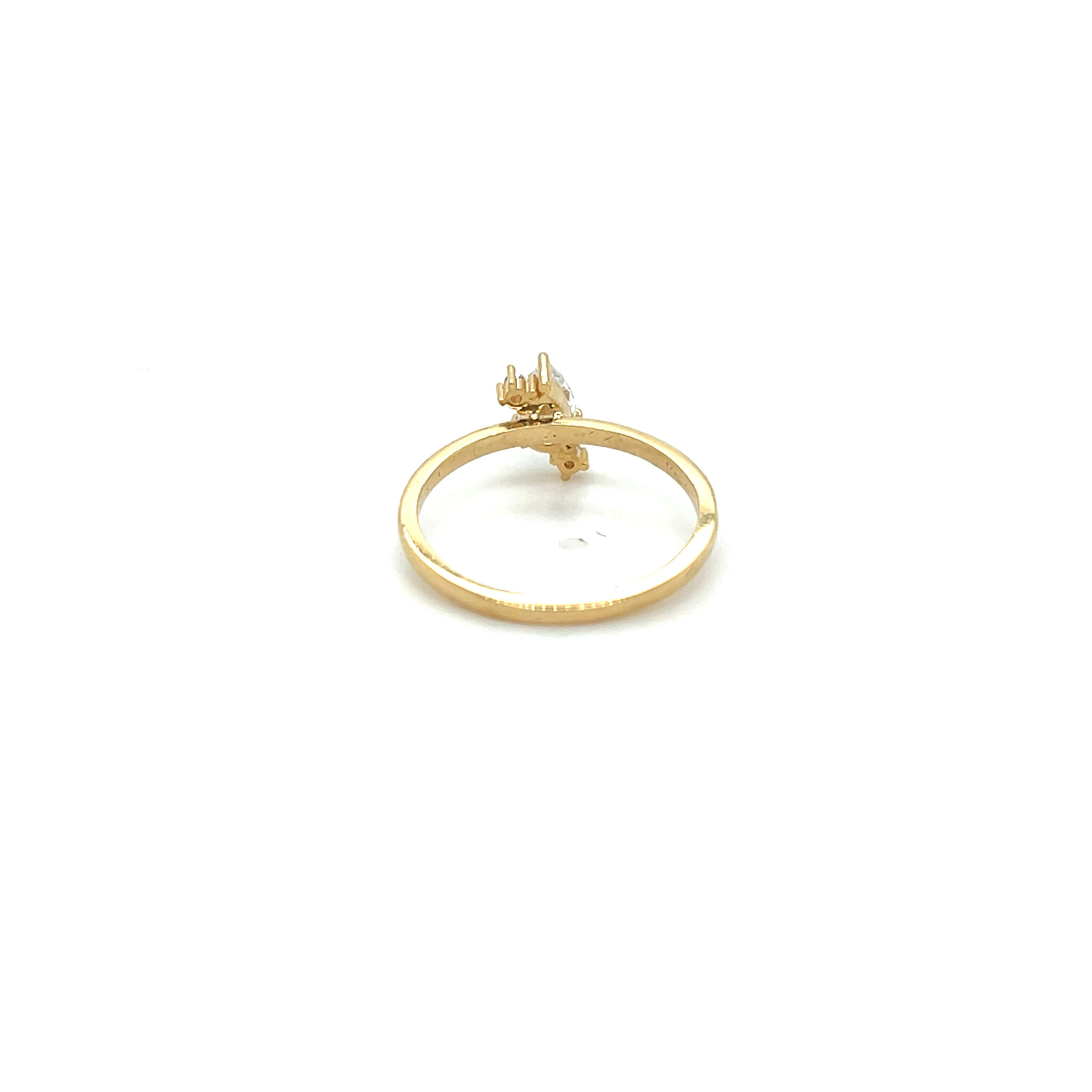 Ring met druppel zirkonia-3